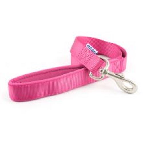 (image for) Ancol Padded Nylon Lead Raspberry, 2.5x100cm