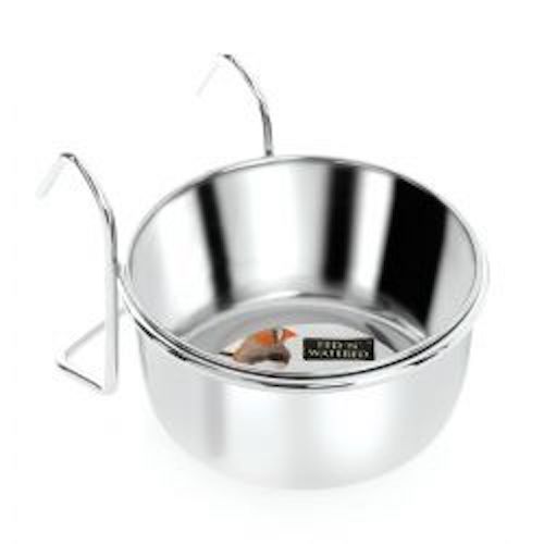 (image for) Fed 'N' Watered Coop Cup & Hook Holder, 9cm