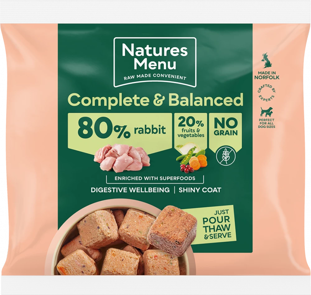 (image for) Frozen Rabbit 80/20 Nuggets 1kg