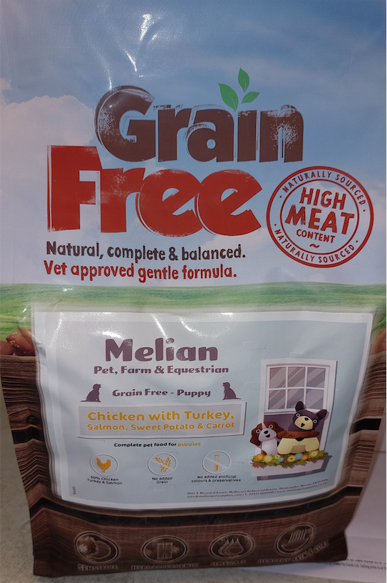 (image for) Melian Grain Free Chicken,Turkey & Salmon Puppy 2kg